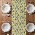 thumbnail image 6 of Yellow Cashew Flower Table Runner - 90 Inch Long, Kitchen Dining Table Runner Dresser Scarves, Retro Ethnic Abstract Country Farmhouse Decor for Coffee Tables Wedding Party Banquet, 6 of 8