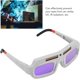 thumbnail image 5 of Gafas de soldadura, gafas de soldadura de oscurecimiento automático Gafas de protección ocular con energía solar Gafas de soldadura Máscara de soldadura Gafas de PC TUNC Sencillez, 5 of 5