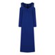 thumbnail image 5 of Vestido largo con abertura en el pliegue y manga larga con cuello en V y hombros descubiertos sexy de talla grande para mujer Fridja  NMB4542, 5 of 6