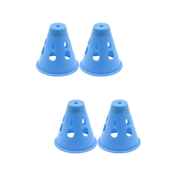 FRCOLOR 4 pcs Luminous Camping Tent Nail Warning Caps Tent Nail Covers Outdoor Camping Supplies