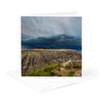 thumbnail image 5 of 3drose, Dramatic Storm Cloud at Sunrise, Badlands National Park, South Dakota, 6 Greeting Cards with Envelopes, 5 of 7