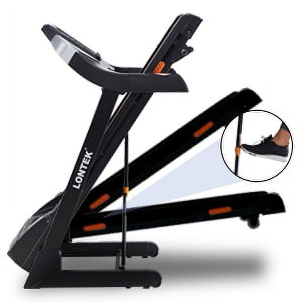 SUGIFT Folding Treadmill for Home Gym Exercise Perform Treadmill with Motorized Running Machine with SPAX APP Cup Holder