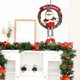 thumbnail image 2 of Christmas Wreath Christmas Decoration Scene Placement Red Hanging Door Wreath Dress Up Home Holiday Window Props Conform To Christmas Theme, 2 of 5
