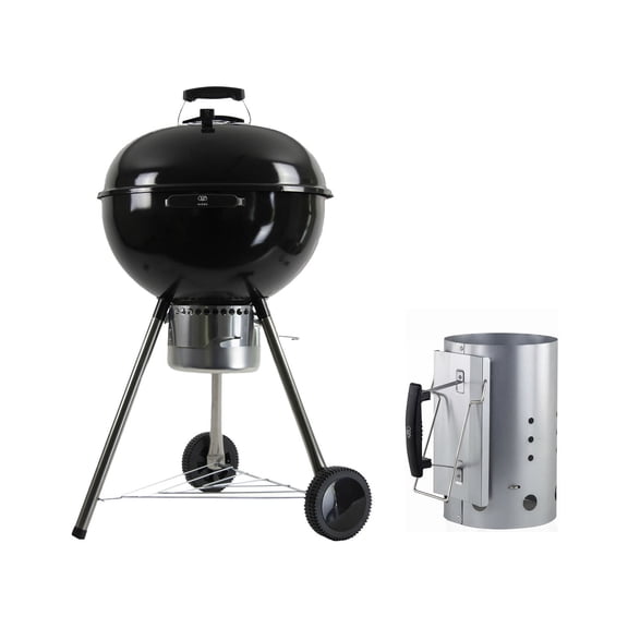 Combo Asador de carbón 22 pulgadas y Encendedor de carbón AVERA AC22PENCA01