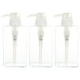 thumbnail image 1 of MasteelfCA 3pcs 450ml Hand Sanitizer Dispenser Empty Bottle Refillable Plastic Bottles, 1 of 8
