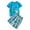 Sky Blue, variant on Hiijoy Infant Boys Clothes Set Short Sleeve Graphic T Shirt and Shorts Set for Kids