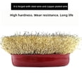 thumbnail image 3 of Copper plated Steel wire brush grinding wheel derusting deburring polishing tool Type 100, 3 of 7
