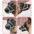 thumbnail image 2 of Dog Muzzle Breathable Mesh And Durable Nylon Muzzle Soft Pad, Xl, Gray, 2 of 5