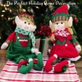 thumbnail image 5 of Elf Plush Christmas Stuffed Dolls, Boy and Girl Elves Holiday Plush Toys - Fun Decorations and Gifts for Kids, 5 of 7