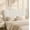 Starry Beige, variant on Pinmoco Chenille Upholstered Headboard for Queen Bed, Height Adjustable Crown-Shaped Headboard, Starry Beige