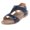Blue, variant on Vedolay Wedge Sandals for Women Sandals for Women Flat Sandals Platform Ankle Buckle Criss Cross Band Ladies Straps Sandals Shoes,Multicolor 8.5