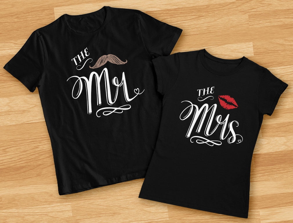 Mr and Mrs shirts Gift For The Newlyweds Mr And Mrs T Shirts Mrs And Mr Shirts Newlywed Shirt