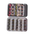 thumbnail image 1 of 40 Piezas Moscas Señuelos Artificiales Macarena Kit de moscas de pesca con mosca, 1 of 8