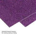 thumbnail image 5 of Uxcell Glitter Heat Transfer Vinyl Iron On Vinyl Dark Purple 12" x10" for DIY T-Shirt, Bag, Shoes, Hat 2Pcs, 5 of 6