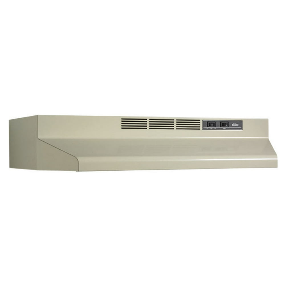 Broan 30Inch Convertible Range Hood, 160 CFM, Almond