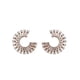 thumbnail image 1 of Aretes de oro laminado con piedras transparentes, 1 of 6