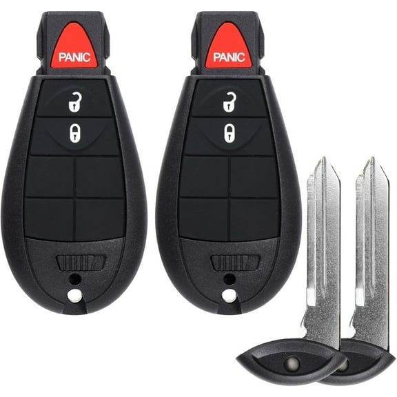 2Pcs Key Fob Remote Replacement for 2008-2020 Grand Caravan Journey Ram 1500 2500 3500, Chrysler Town and Country, Jeep Grand Cherokee-Keyless Entry Remote Control, M3N5WY783X