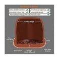 thumbnail image 3 of Extra Small Silicone Chair Leg Floor Protectors, Dark Brown Chair Leg W/wrapped Felt, Dark Silicon-Good, 3 of 5