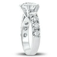thumbnail image 2 of Pompeii 4 1/2ct Round  Diamond Engagement Ring 14K White Gold (H/I,I1-I2), 2 of 4