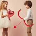 thumbnail image 2 of Musbetu Cupid Bow And Arrow Prop Heart Shape Bow Decor Valentine Day Photography Filming Stage Costume Performance Prop, 2 of 7