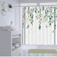 thumbnail image 3 of Abstract Boho Floral Botanical Shower Curtain，Spring Flowers Shower Curtains, Polyester Fabric Waterproof Bathroom Shower Curtains for Bathroom Decor 72 x 72 Inch, 3 of 6