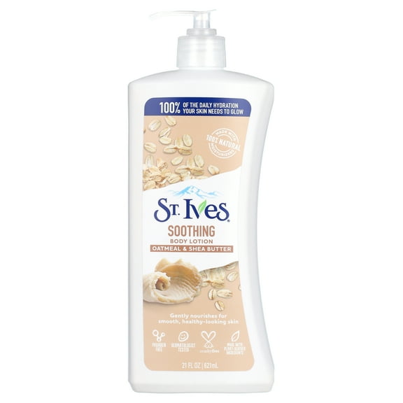 St. Ives Nourish & Soothe Oatmeal & Shea Butter Body Lotion, 21 fl oz