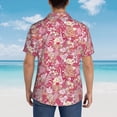 thumbnail image 6 of Fotbe Sweet Hawaiian Shirt for Men Unisex Summer Beach Casual Short Sleeve Cotton Linen Button Down Shirts-X-Large, 6 of 9