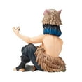thumbnail image 4 of Inosuke Hashibira Action Figure Eating Rice Balls Series Demon Figures Monster Slayer Ghost Slayer Collection Toys Car Desk Decor, 4 of 8