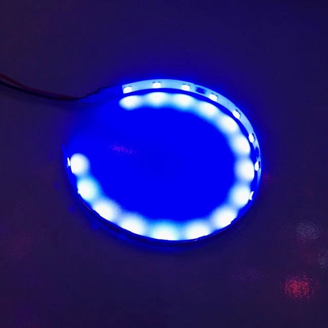 Lente de ojo de demonio de 360 grados, anillo de LED modificado, apertura modificada, ojo de ángel, ojo de demonio