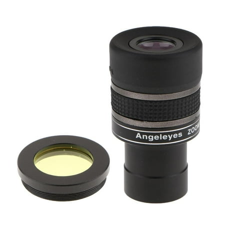 Continuous Eyepiece 1.25 Inch Optical Glass Multi-coated & Lens Accessory Yellow Color Filter Sky Observation