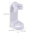 thumbnail image 4 of Toothbrush Holder Electric Toothbrush Bracket Suction Wall Rack Wall Toothbrush Rack for Home Kitchen Bathroom (1pc Old Style Rack Double Sided Glue), 4 of 9