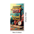 thumbnail image 3 of Colorful Back to School Banner with Apple Alarm Clock and Backpack Elements Backdrop for Classroom Decorations School Party Photography Props Supplies, 3 of 4