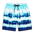 thumbnail image 4 of PRfgtbd Boys Swim Trunks With Compression Liner Graphic Printed Summer Swimming Shorts Kids Swimwear Casual Bathing Suit Beach Shorts 13-14 Years, 4 of 4