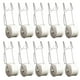 thumbnail image 2 of Clips de soporte para plantas de gancho de tomate | Cuerda de acero galvanizado y nailon de 49.2 pies | Percha de verduras para tomates, pepinos, frijoles, melones, berenjenas | Paquete de 10 clips, 2 of 8