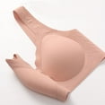 thumbnail image 3 of Brasieres de Mujer Sujetador de Copa Fija sin Costuras con Hebilla Frontal y sin Aros de Acero para Mujer Grande, 3 of 4