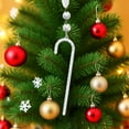 thumbnail image 4 of Bolas de Navidad, decoracin de rbol, bolas para pintar, conjunto de regalos de Navidad, adornos colgantes, luces de Navidad, para saln, metal, diseño plegable, 20 unidades, 4 of 6