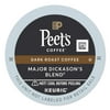 Peet,S Coffee & Tea Single-Serve Coffee K-Cup Pods, Major Dickason,S Blend, Carton Of 22