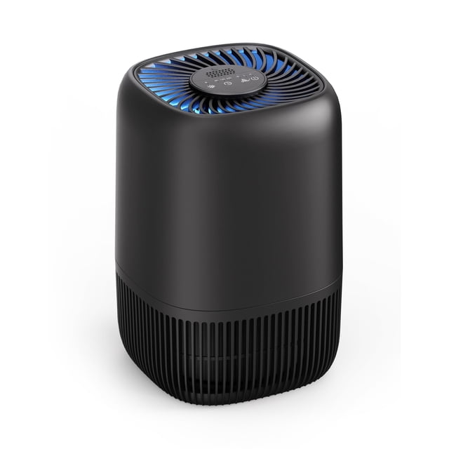 Purificador de aire VOOPNU para oficina con H13 True HEPA 100m² negro