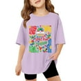 thumbnail image 3 of ibiyuan Autism Awareness Shirt Kids Girls Boys Autistic Graphic Tshirt Autism Acceptance Short Sleeve Tops,Purple, 3 of 9