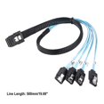 thumbnail image 2 of Portable G0101 MINI SAS 36P SFF 8087 a 4 SATA 7P Cable Práctico Ligero Durable Cable Divisor de disco duro, 2 of 9