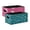 Cherry Blossom Bright Light, variant on Felt Storage Bins 2-Pack Foldable Space-Saving Organizer For Home Office Dark Lavender Dahlia Flowers Colorful Floral Pattern