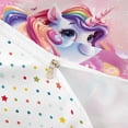 thumbnail image 4 of meiyoeat Colorful Magical Unicorn Twin Duvet Cover For Kids,Cute Animals Twin Bedding For Girls,Colorful Stars Reversible,2pcs(No Comforter), 4 of 6