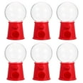 thumbnail image 1 of KAKOWELY 6 piezas de máquina de chicles, mini dispensador de caramelos de plástico para fiestas infantiles., 1 of 4