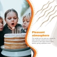 thumbnail image 4 of Bewildely 1 Juego de velas de cumpleaños con soportes, paquete de velas retorcidas, recuerdos de fiesta en para niños, decoración de Type3 NO3, 4 of 6