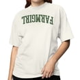 thumbnail image 2 of Farmgirl Arched Retro Green Women's Off-White T-shirt, 2 of 3