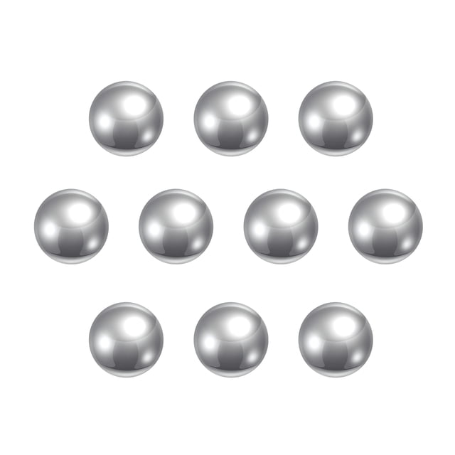 Unique Bargains Boules de Roulement en Acier Inoxydable 13mm 440C G25 Précision Lot de 10