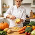 thumbnail image 5 of Vegetable Peeler 8.3 Inch Wood Handle Stainless Steel Fruit Peeler With Bottle Opener Kitchen Slicer Tool, 5 of 6