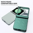 thumbnail image 4 of Designed for Samsung Galaxy Z Flip 5 Case with Hinge Protection, Anti-Slip Shockproof Protective Scratch Resistant Slim Fit Hard PC Phone Case Cover for Samsung Galaxy Z Flip 5, Darkgreen, 4 of 5