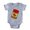 Heather Grey, variant on CafePress - Peanut Butter - Cute Infant Baby Football Bodysuit