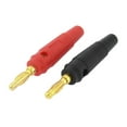 thumbnail image 5 of Unique Bargains 6pcs Red Black Insulated Jacket Audio Speaker Wire Banana Plug Connector Adapter, 5 of 5